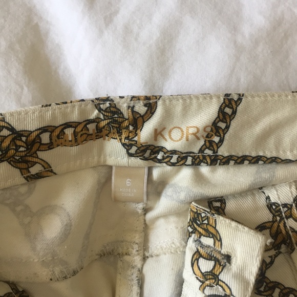 MICHAEL Michael Kors Chain Print Jeans, size 6 - Picture 4 of 4